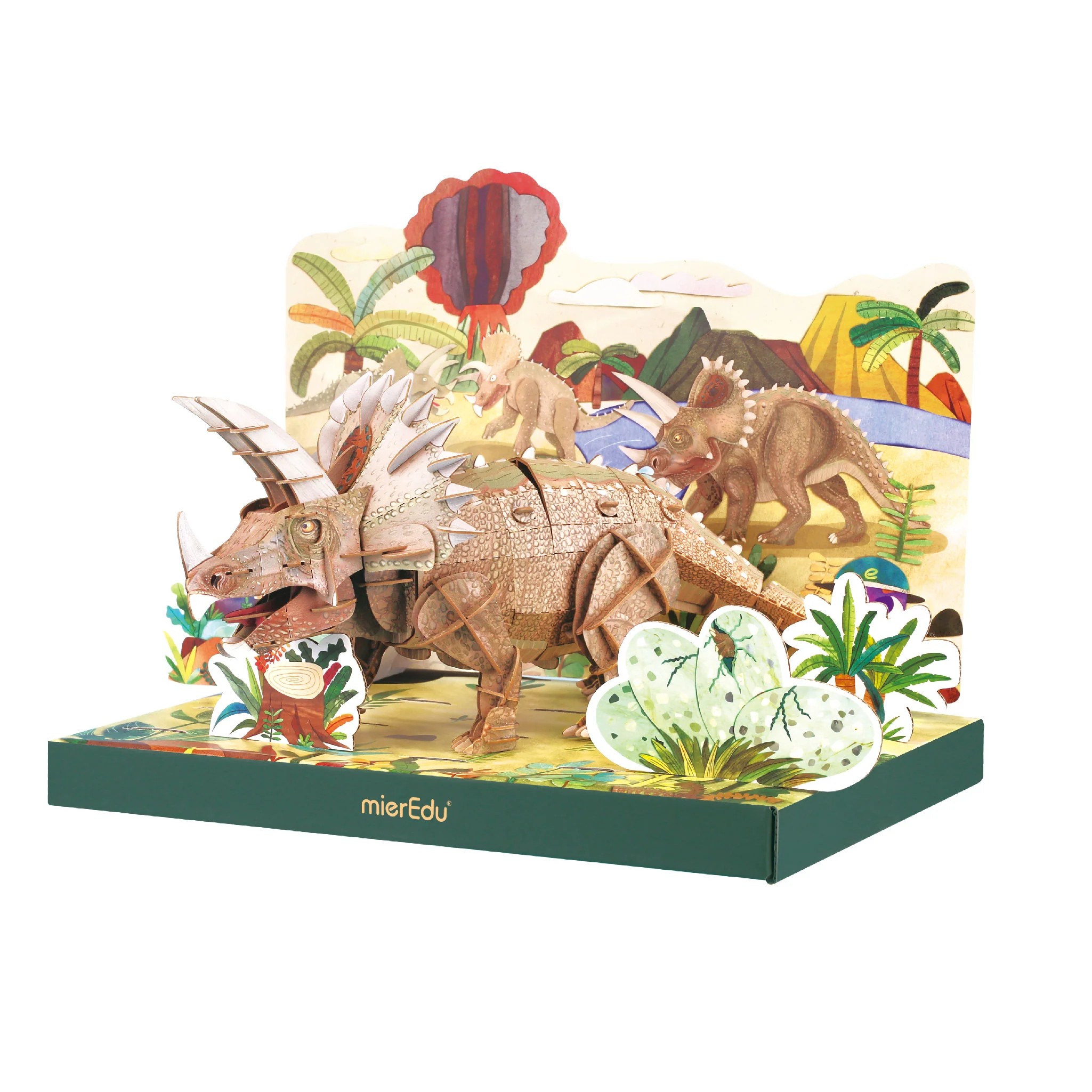 Eco 3D Puzzle triceratops